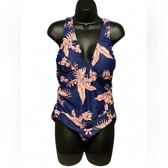 YOU DI AN Tropical One PieceSwimsuit Size XL - Picture 4 of 9